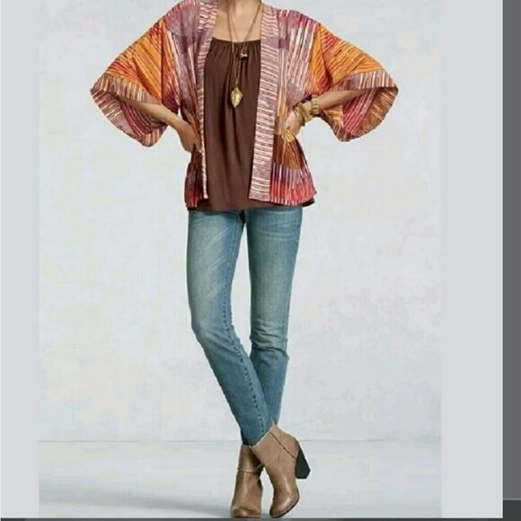 CAbi Style 247 Open Kimono Top Size‎ Medium - Picture 1 of 10